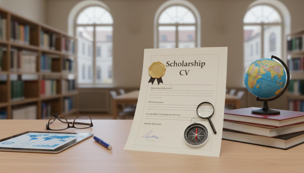 Template Curriculum Vitae (CV) beasiswa