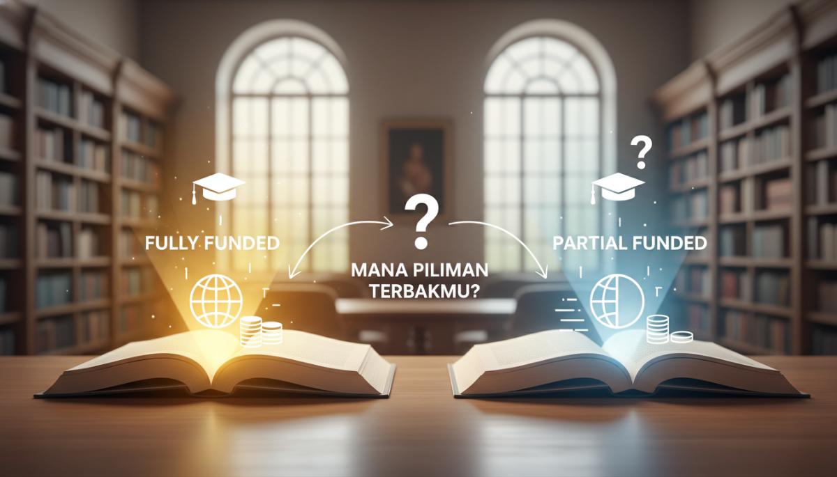 Perbedaan Beasiswa Penuh (Fully Funded) vs Beasiswa Parsial (Partial Funded)